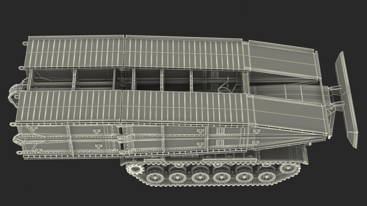 3D Armored Vehicle Launched Bridge AVLB M60A1 Rigged 2