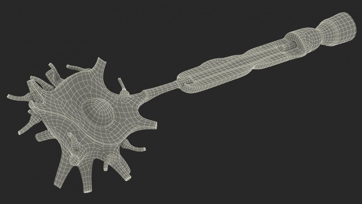 3D model Human Brain Neuron Cross-Section Plastic