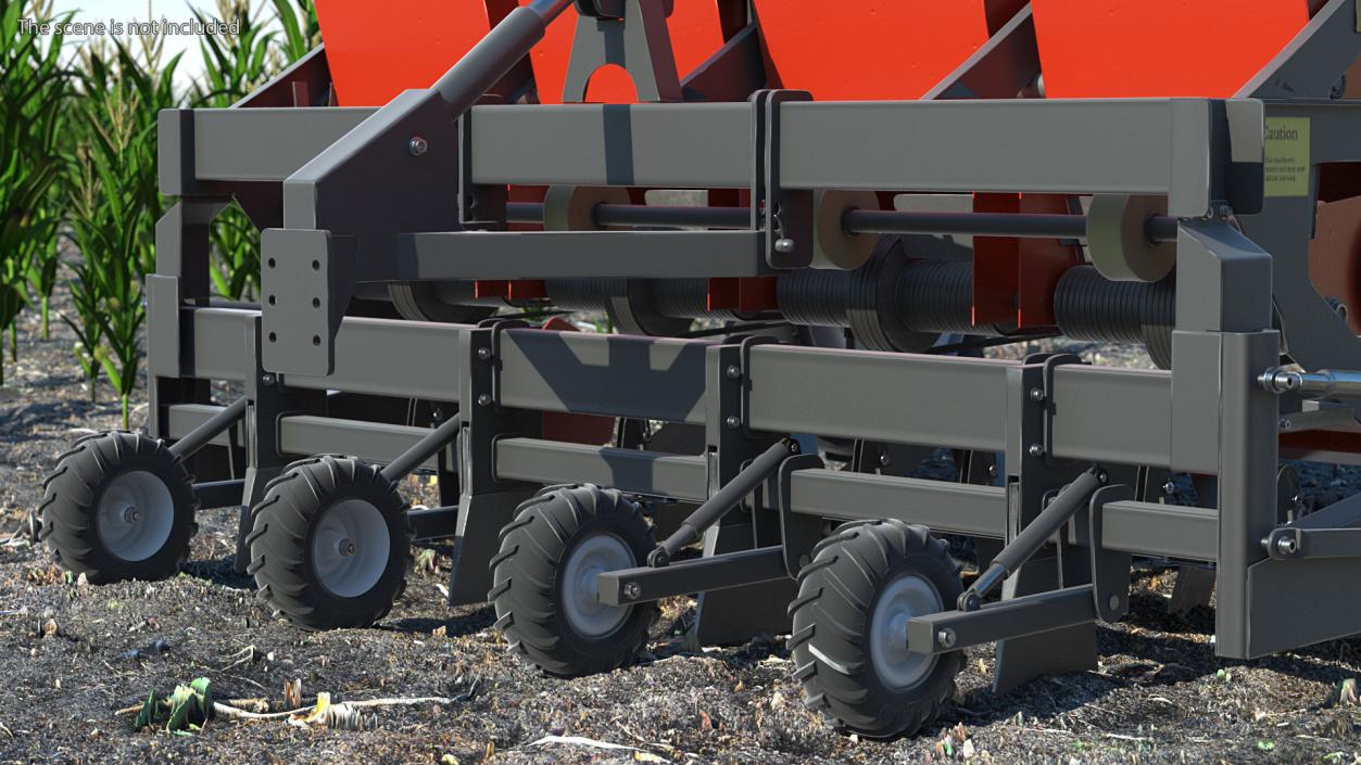 Miedema Structural 4000 Potato Planter Red 3D