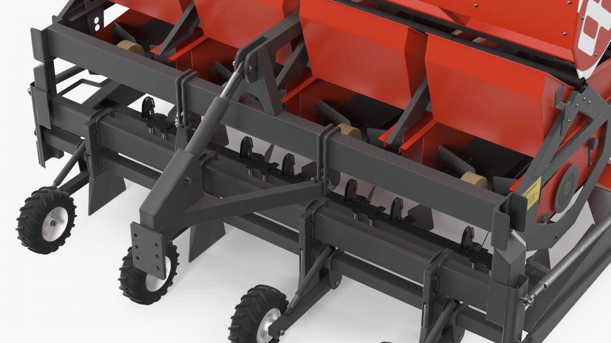 Miedema Structural 4000 Potato Planter Red 3D