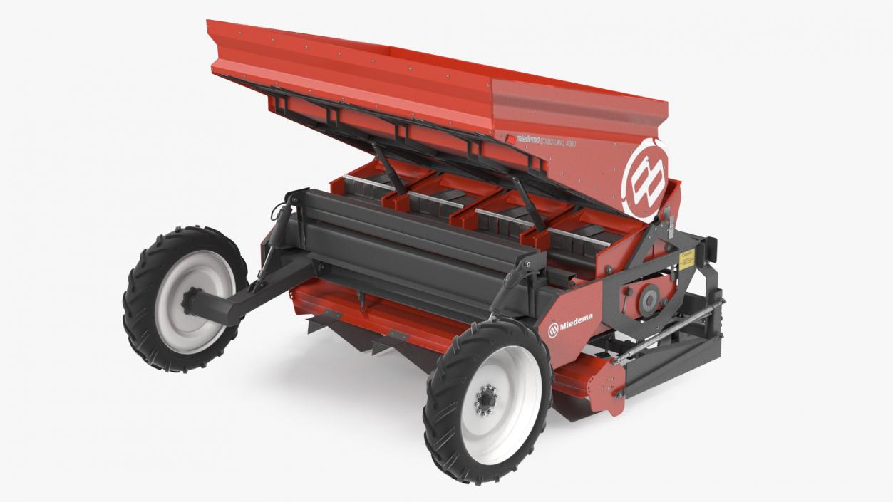 Miedema Structural 4000 Potato Planter Red 3D