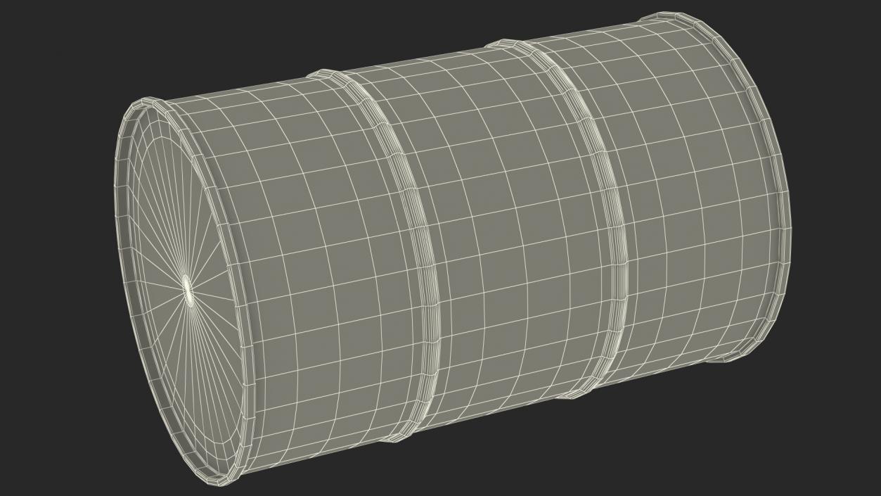 Chemical Barrel with NFPA 704 Diamond 3D