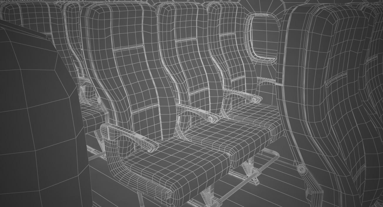 3D Boeing 737-800 with Interior Ryanair Rigged model