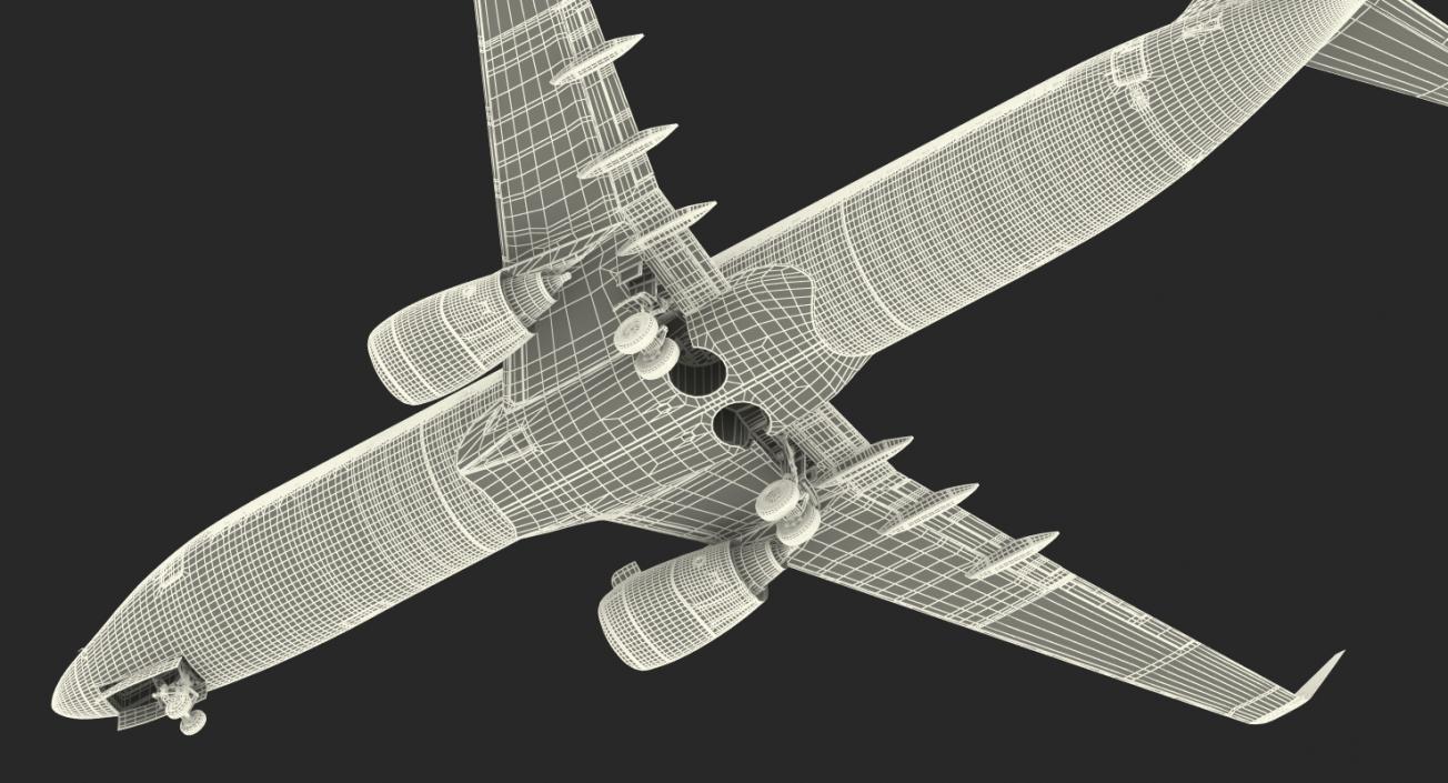 3D Boeing 737-800 with Interior Ryanair Rigged model