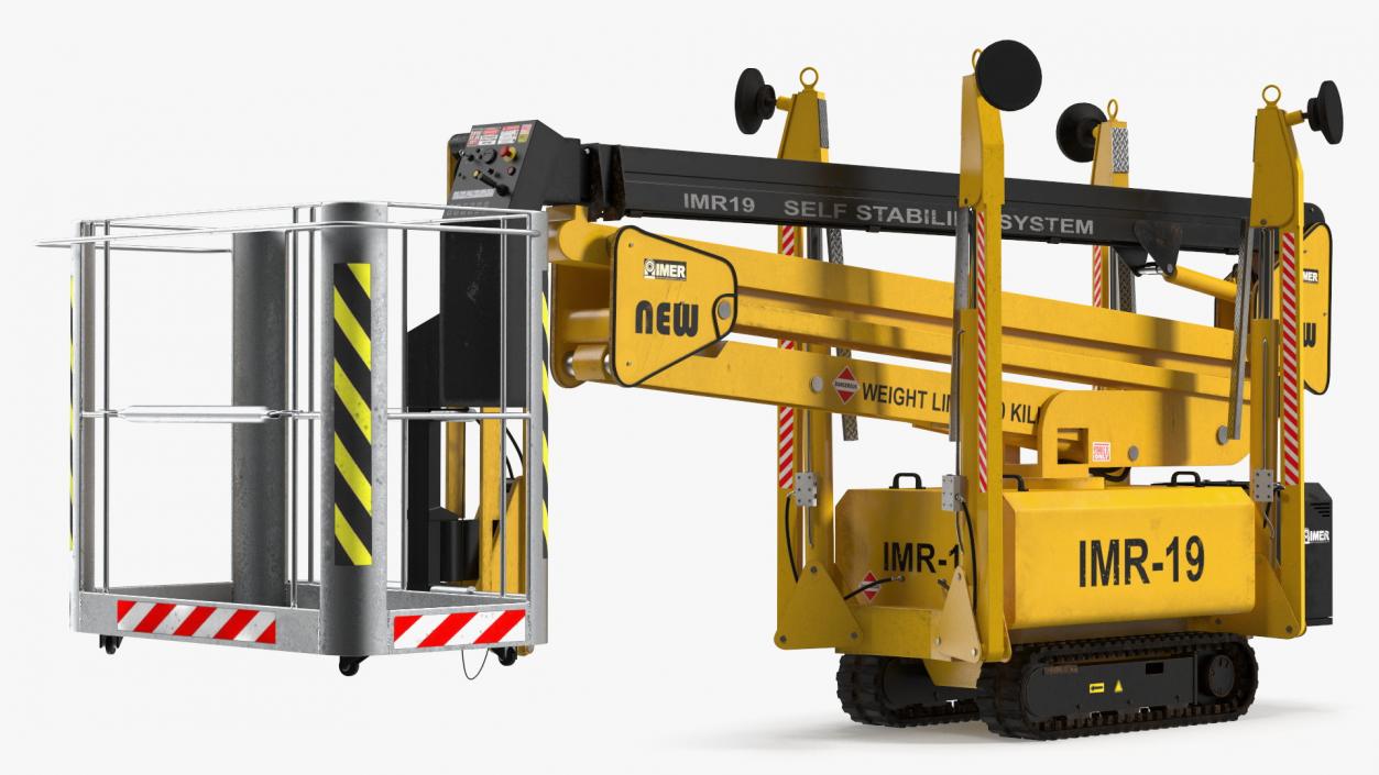 Industrial Articulated Boom Lift 3D