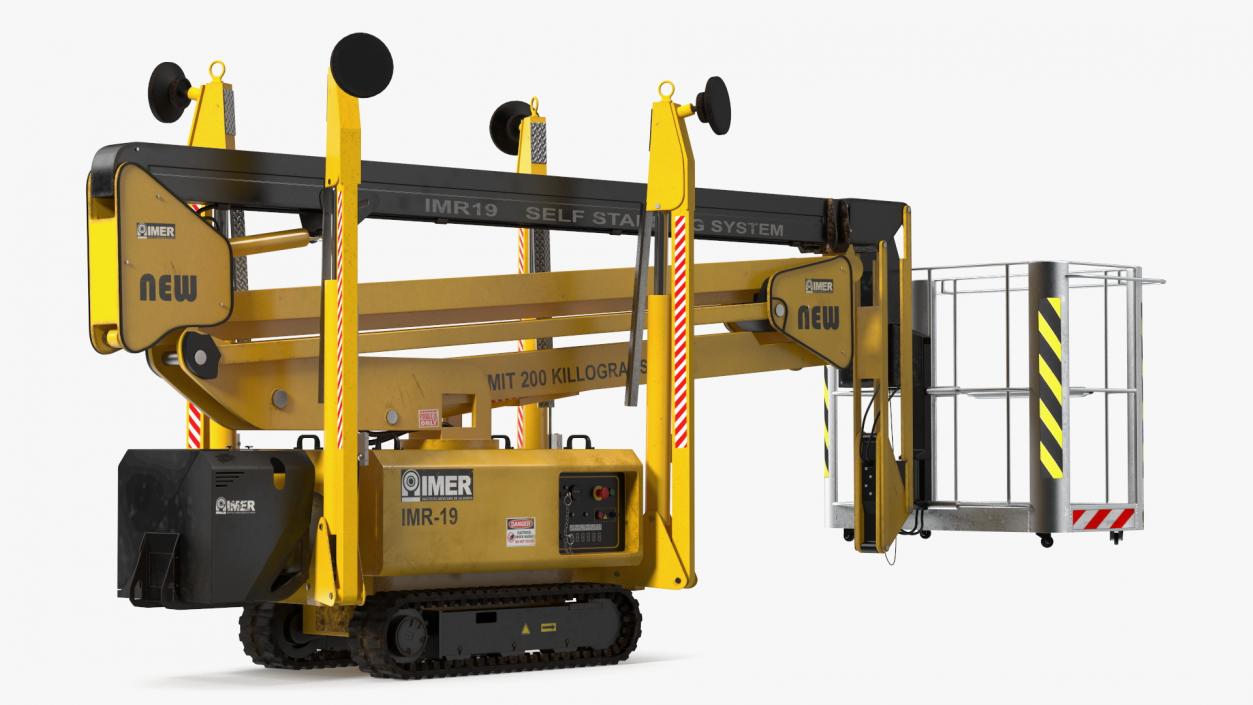 Industrial Articulated Boom Lift 3D