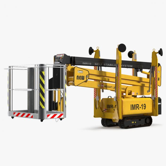 Industrial Articulated Boom Lift 3D