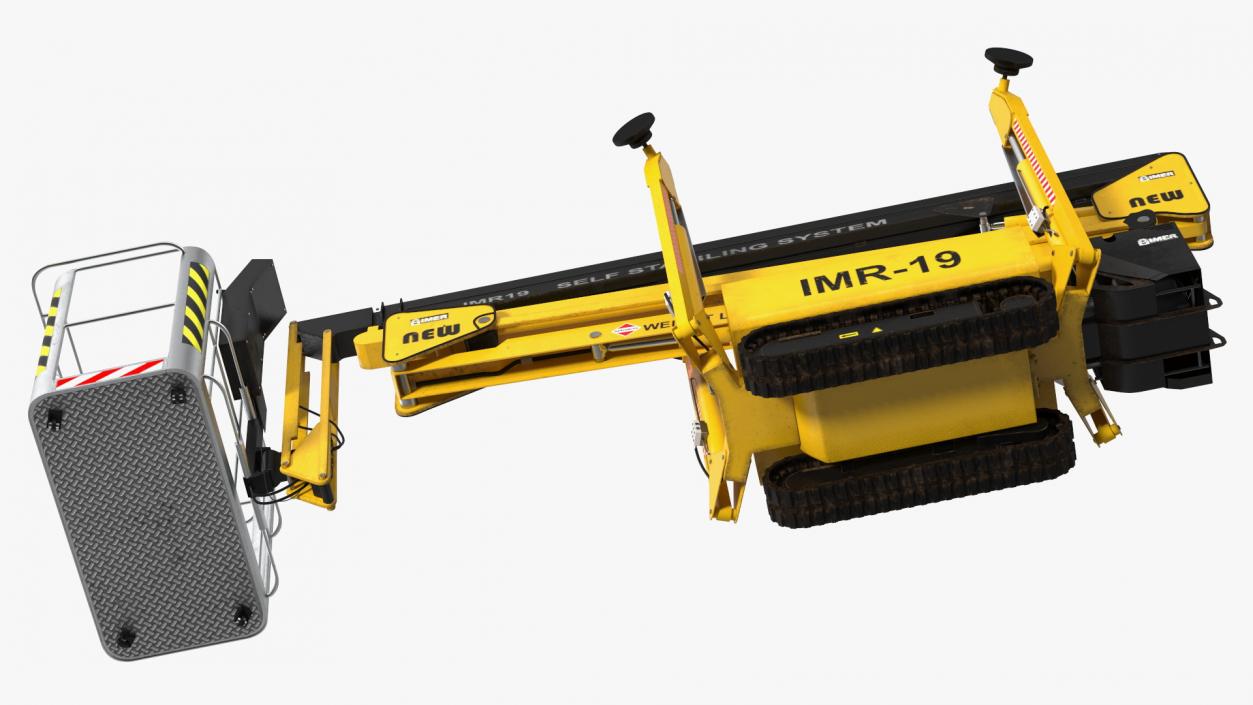 Industrial Articulated Boom Lift 3D