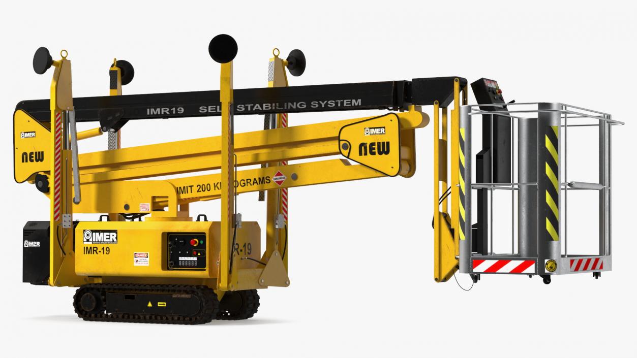 Industrial Articulated Boom Lift 3D