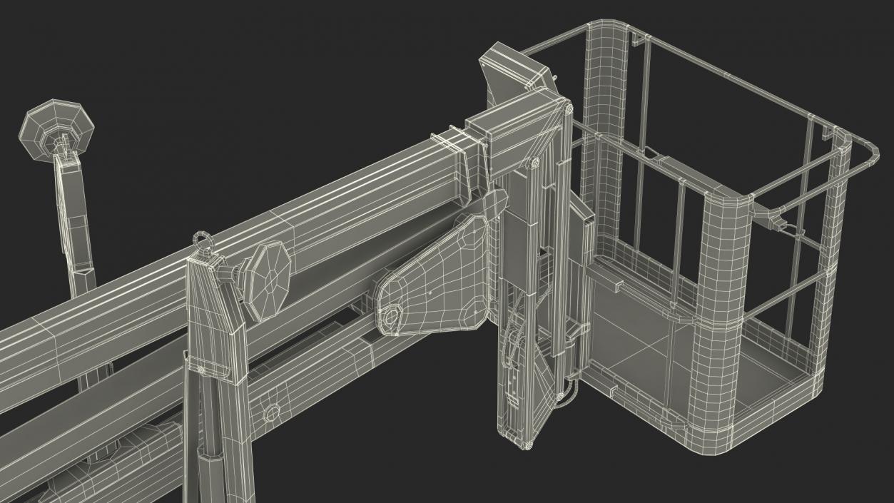 Industrial Articulated Boom Lift 3D