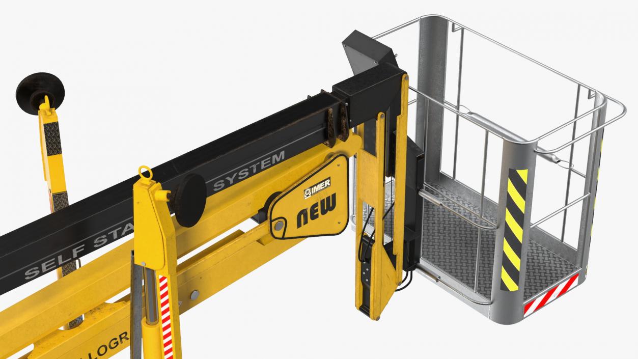 Industrial Articulated Boom Lift 3D