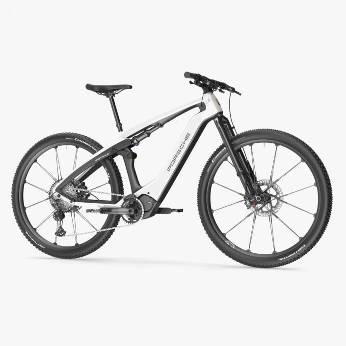 3D Prohobits Porsche eBike - Porsche eBike Cross White