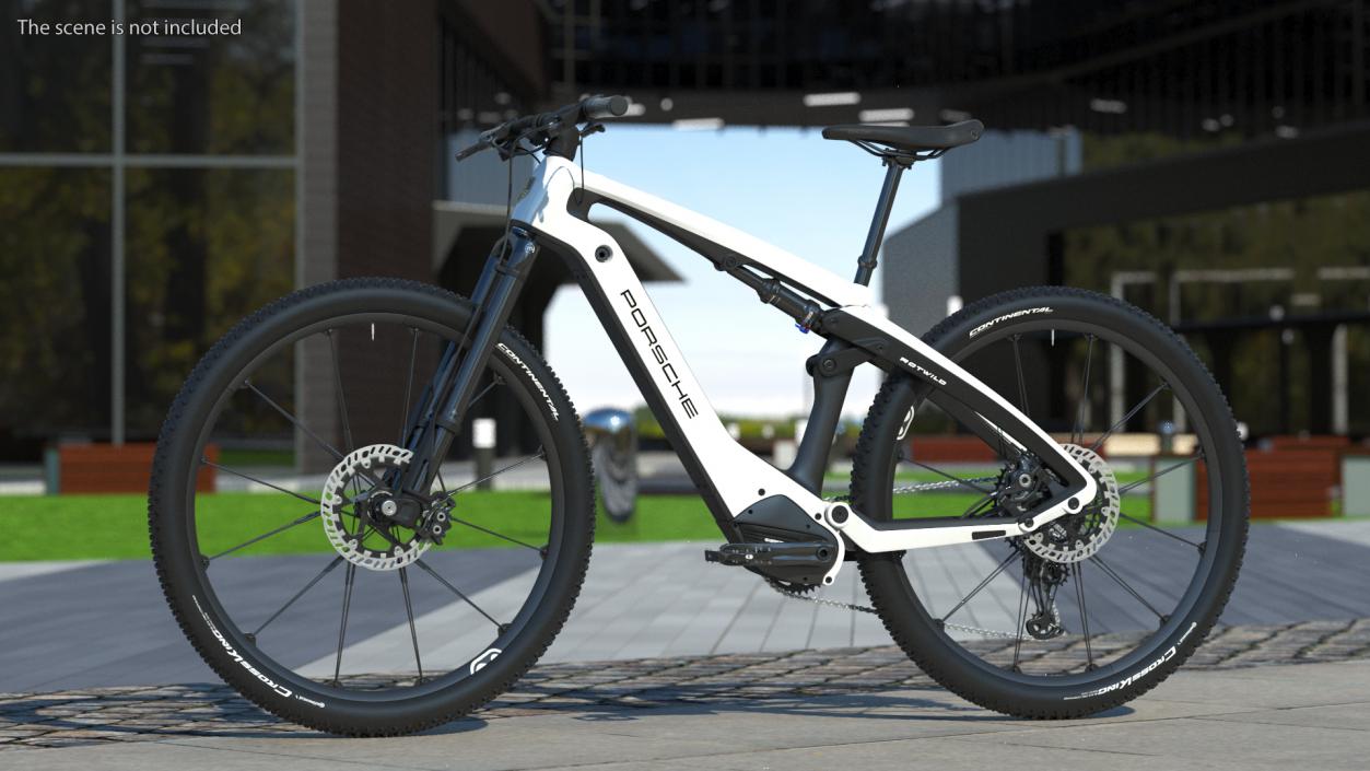 3D Prohobits Porsche eBike - Porsche eBike Cross White