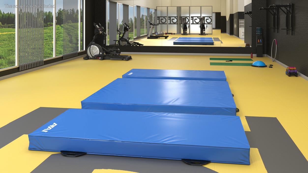 3D model Sports Mat Blue