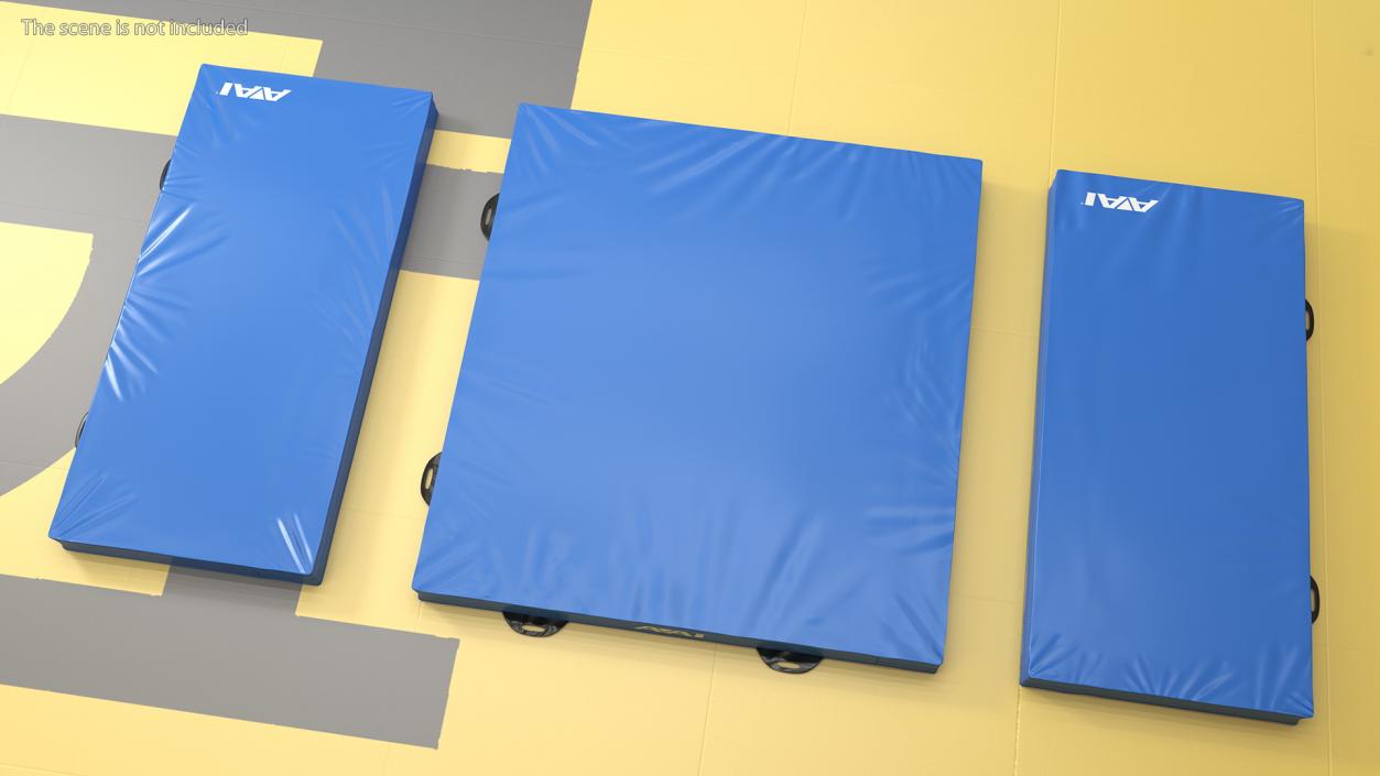 3D model Sports Mat Blue