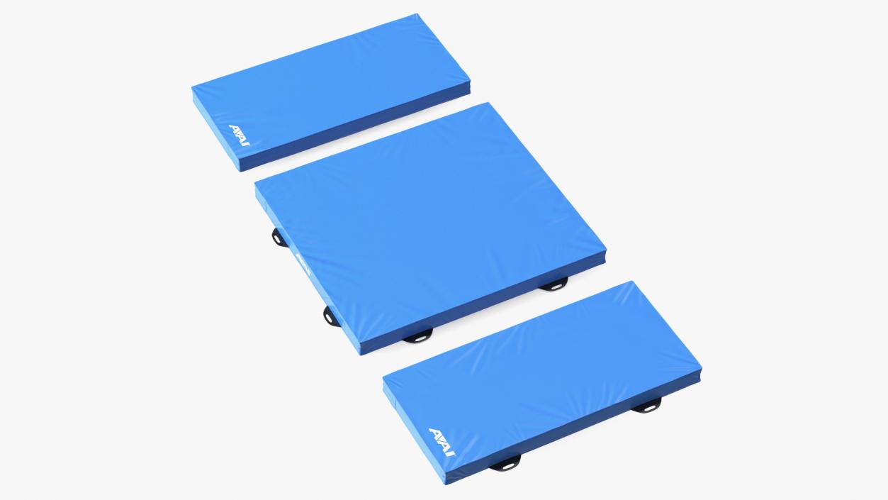 3D model Sports Mat Blue