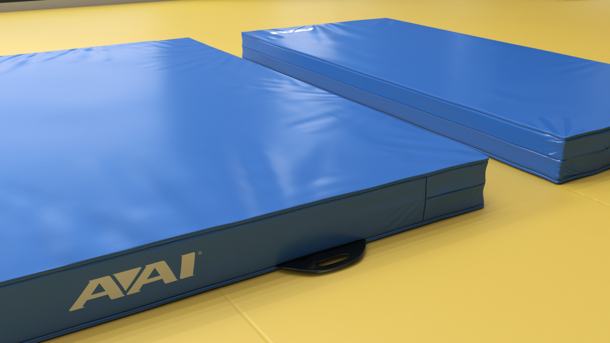 3D model Sports Mat Blue