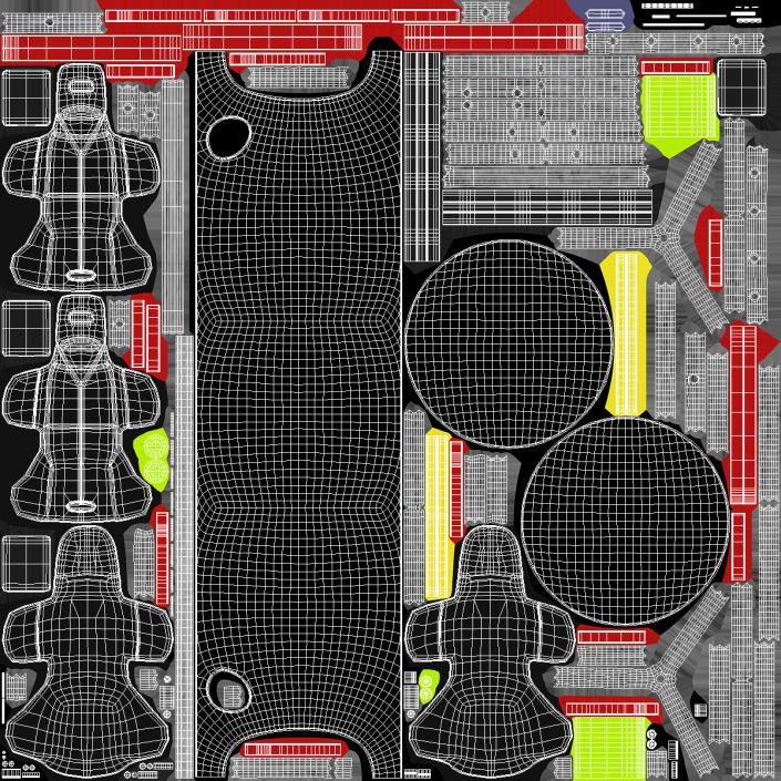 3D Tsunami Escape Pod Generic Rigged model