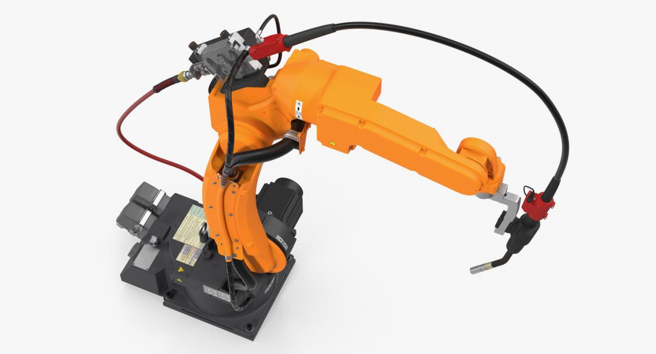 Generic Welding Robot with Power Supply 3D model