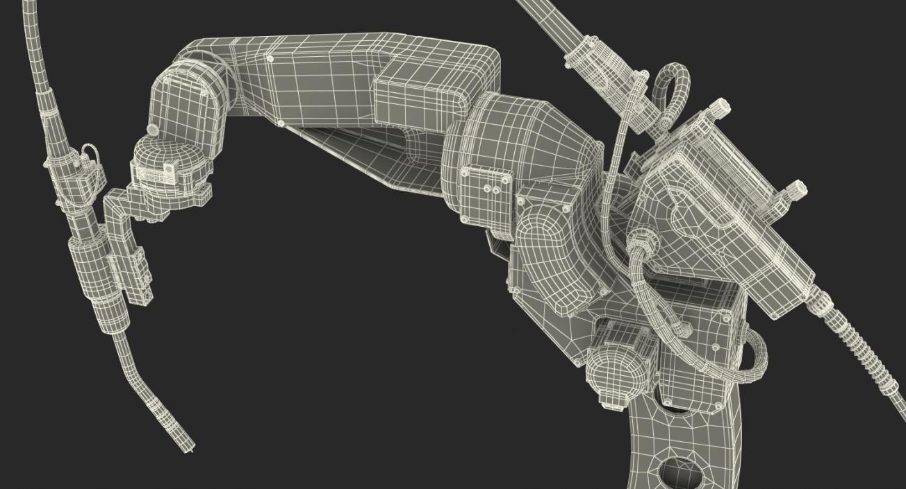 Generic Welding Robot with Power Supply 3D model