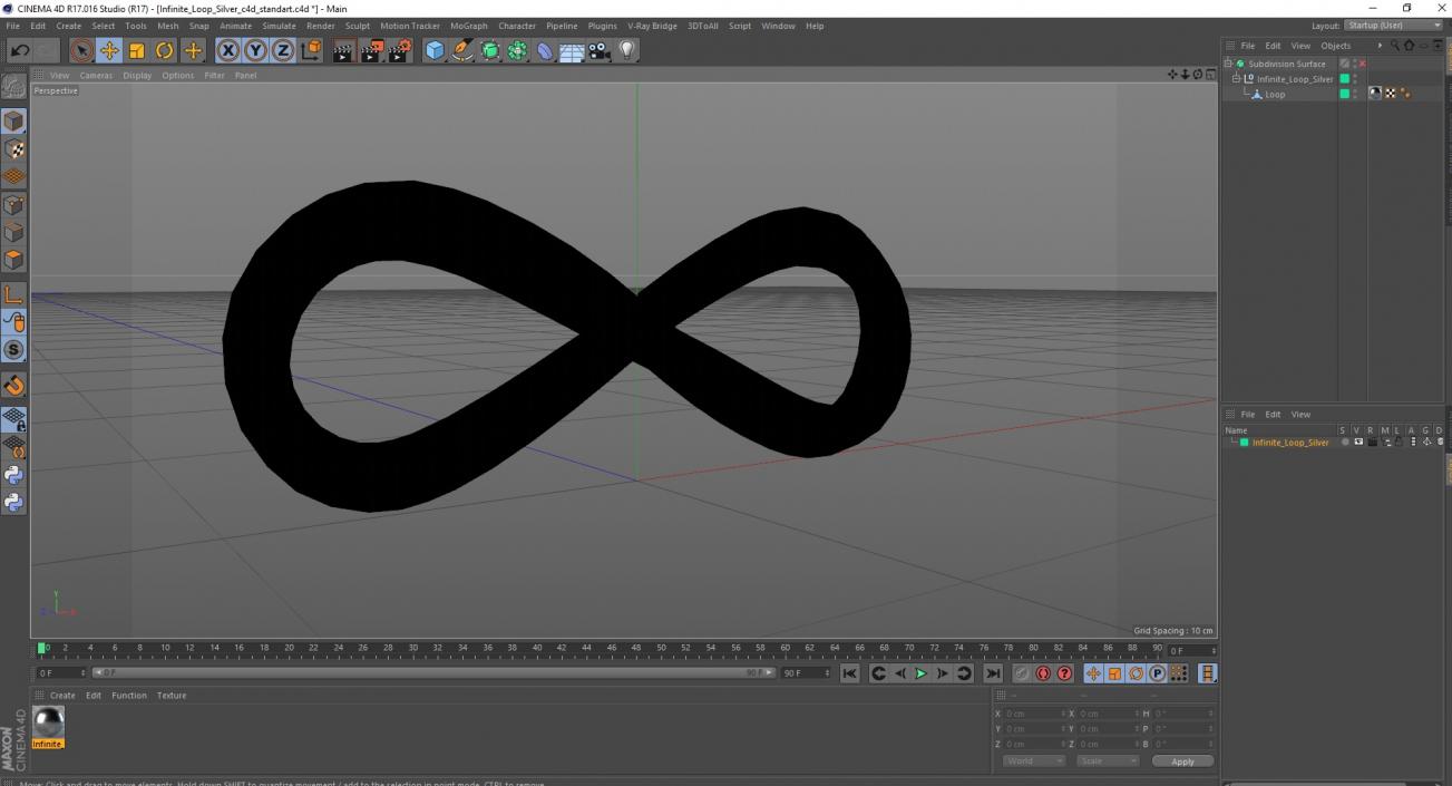 Infinite Loop Silver 2 3D