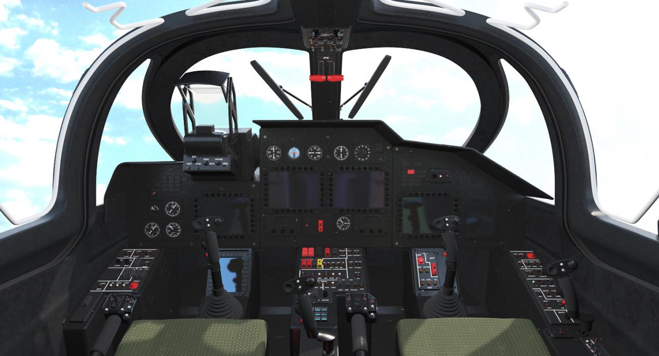 Attack Helicopter KA52 Black Shark Hokum A 3D