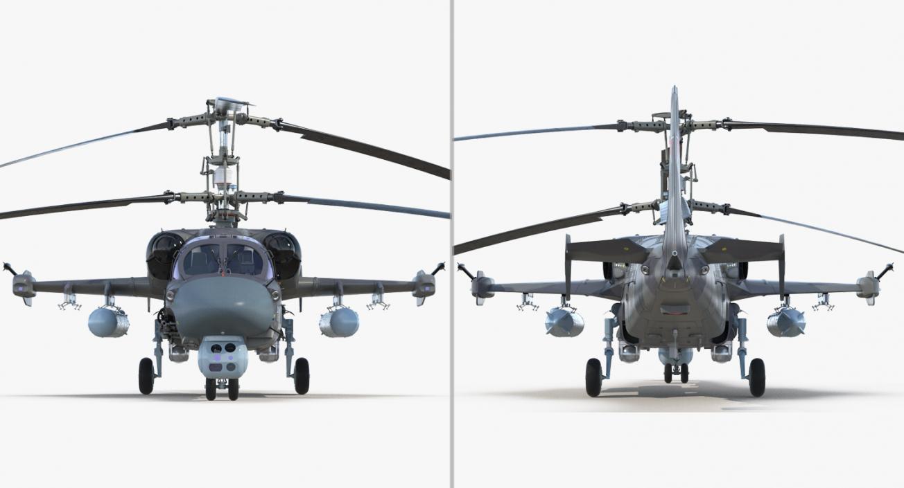 Attack Helicopter KA52 Black Shark Hokum A 3D