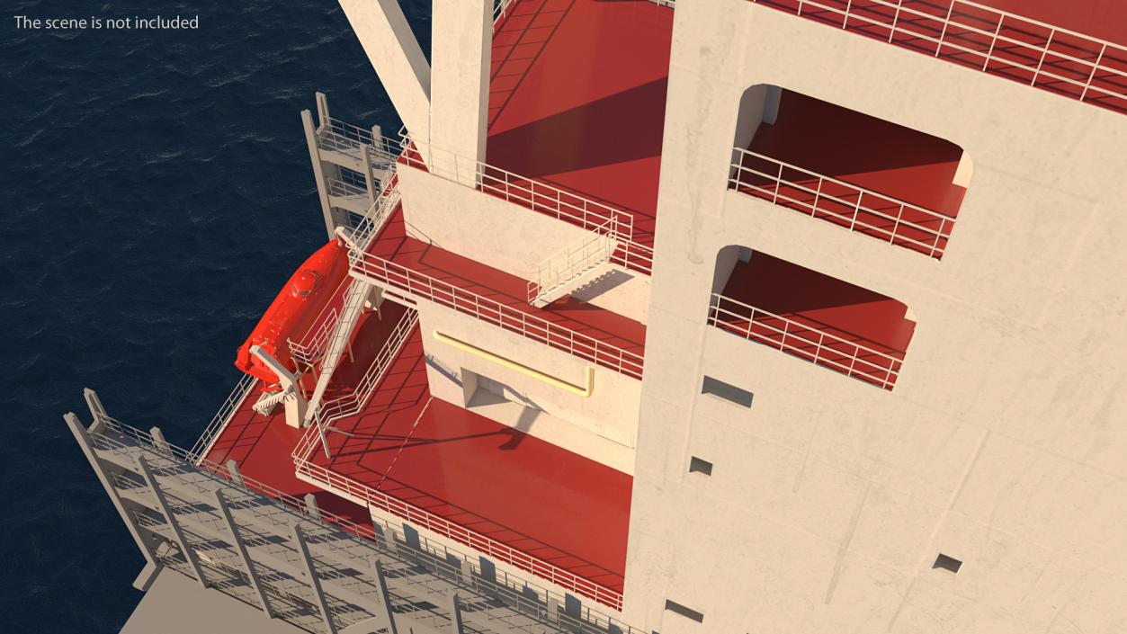 3D model Cargo Ship Deckhouse