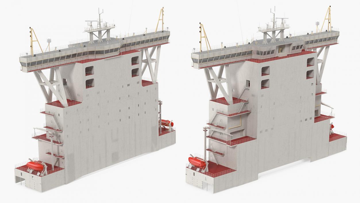 3D model Cargo Ship Deckhouse