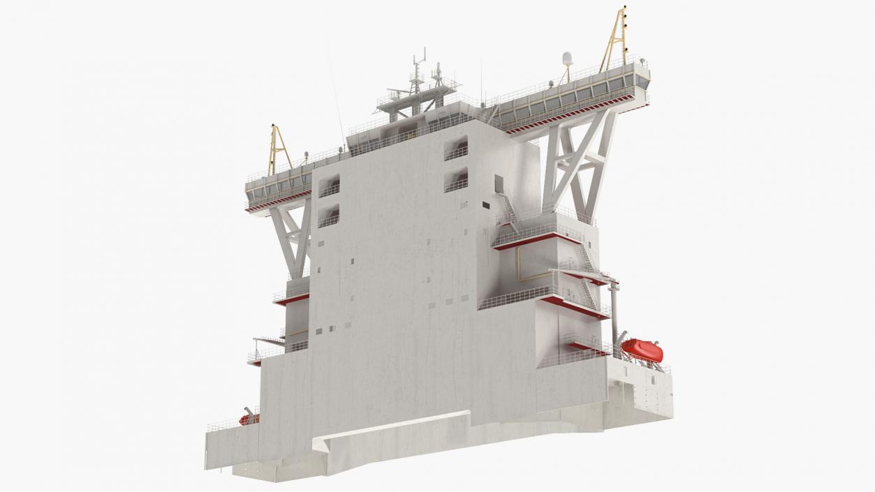 3D model Cargo Ship Deckhouse