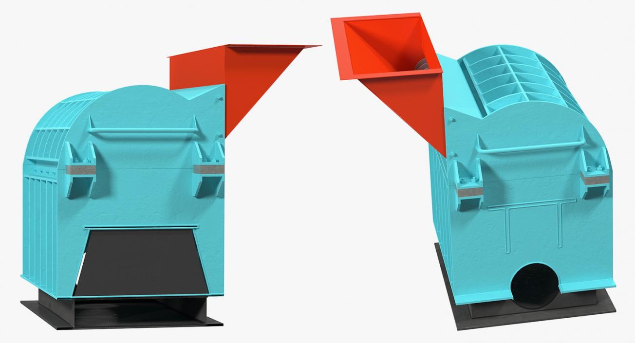 3D Industrial Grinder model