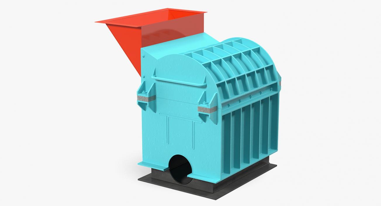 3D Industrial Grinder model