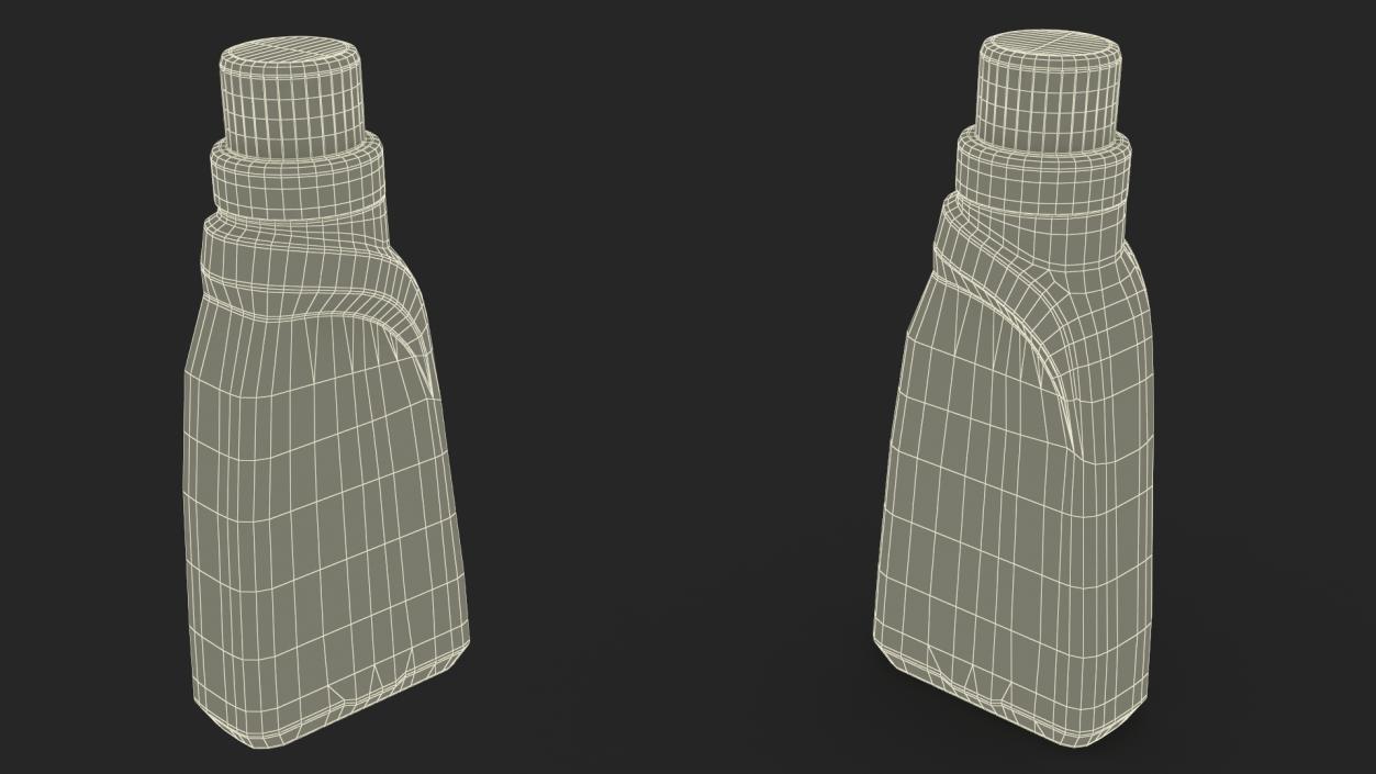 3D Detergent Bottle Mockup model