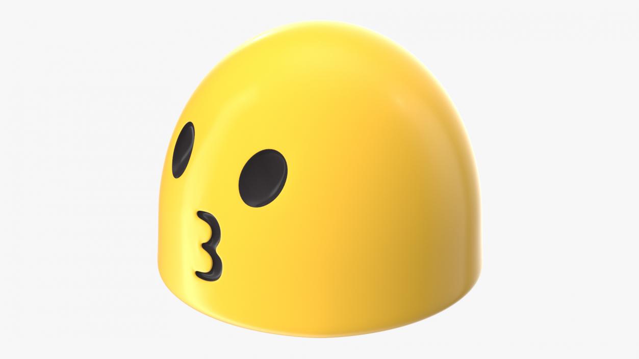 3D Duck Face Android Emoji model