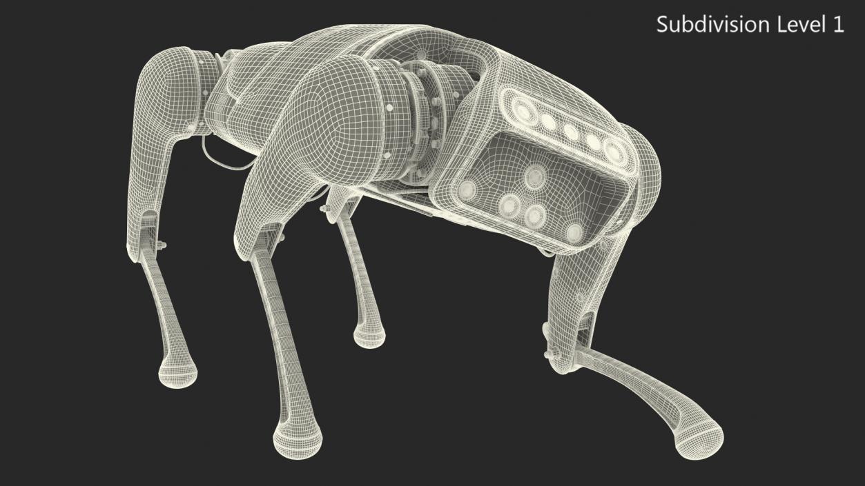 3D Xiaomi Cyberdog Rigged for Maya