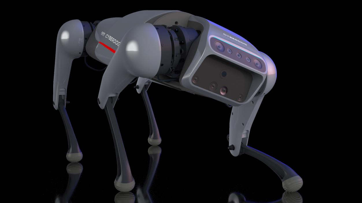 3D Xiaomi Cyberdog Rigged for Maya