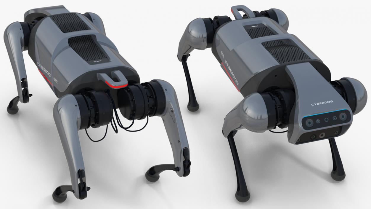 3D Xiaomi Cyberdog Rigged for Maya