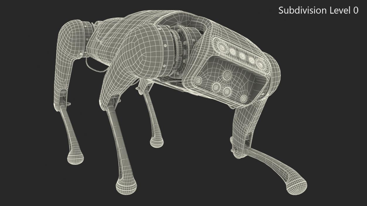 3D Xiaomi Cyberdog Rigged for Maya