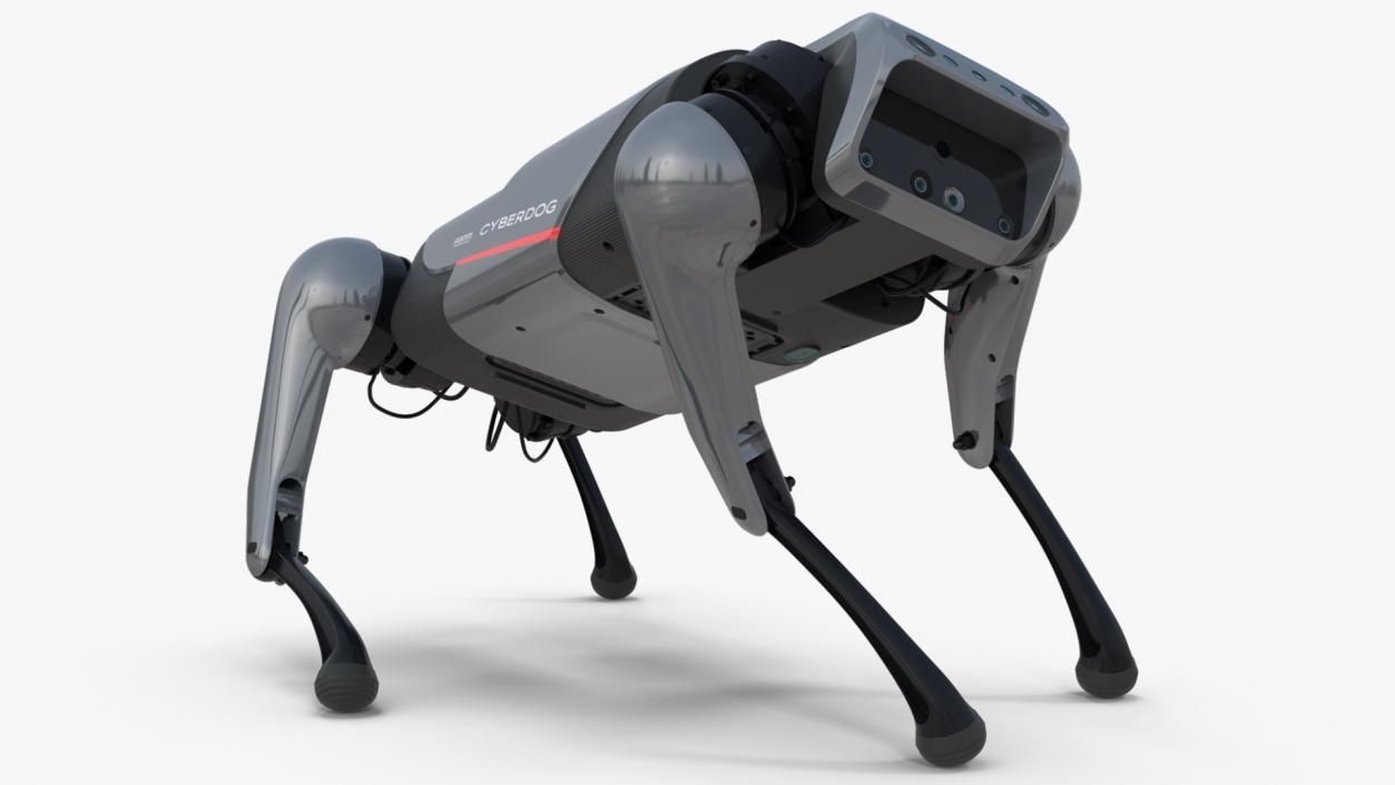 3D Xiaomi Cyberdog Rigged for Maya