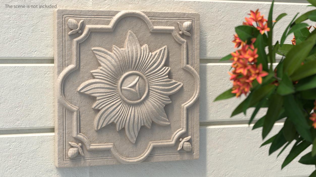 3D model Provence Wall Plaque