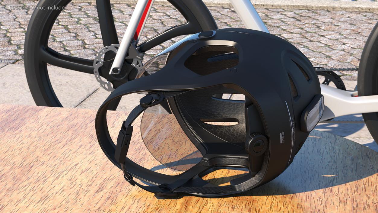 3D model Virgo E-bike Helmet Black