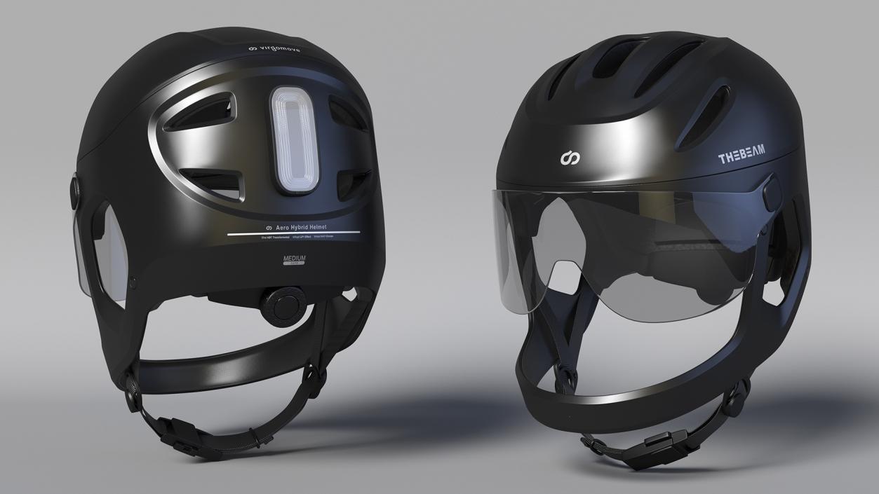 3D model Virgo E-bike Helmet Black