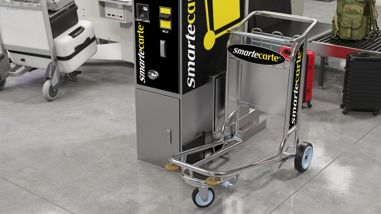 Airport Carts Collection 3D model