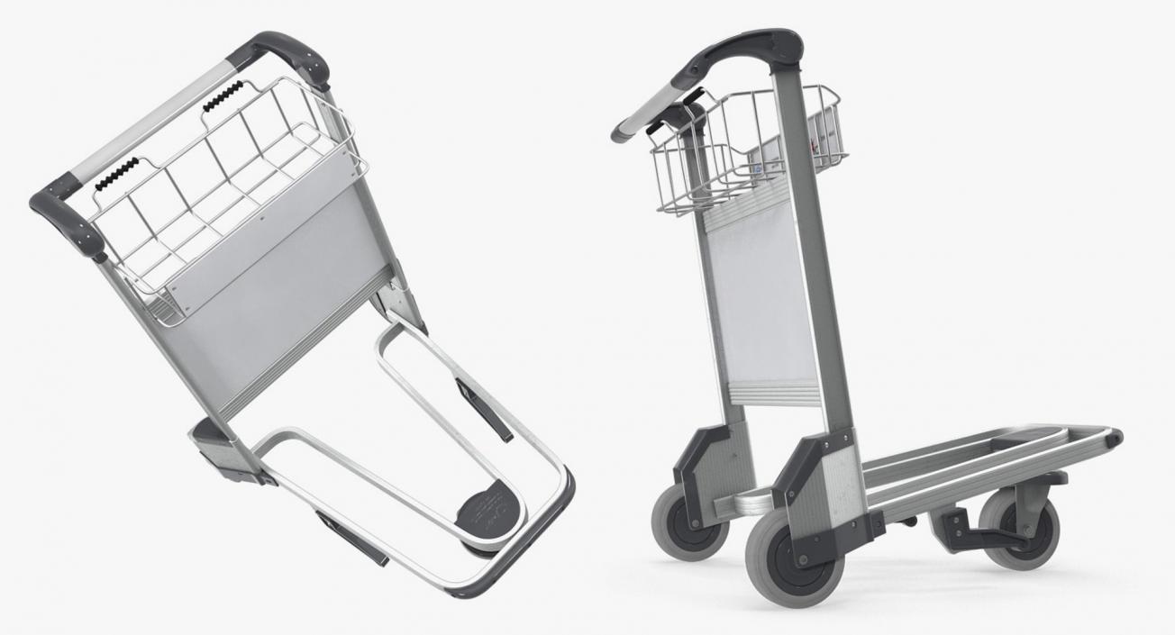 Airport Carts Collection 3D model