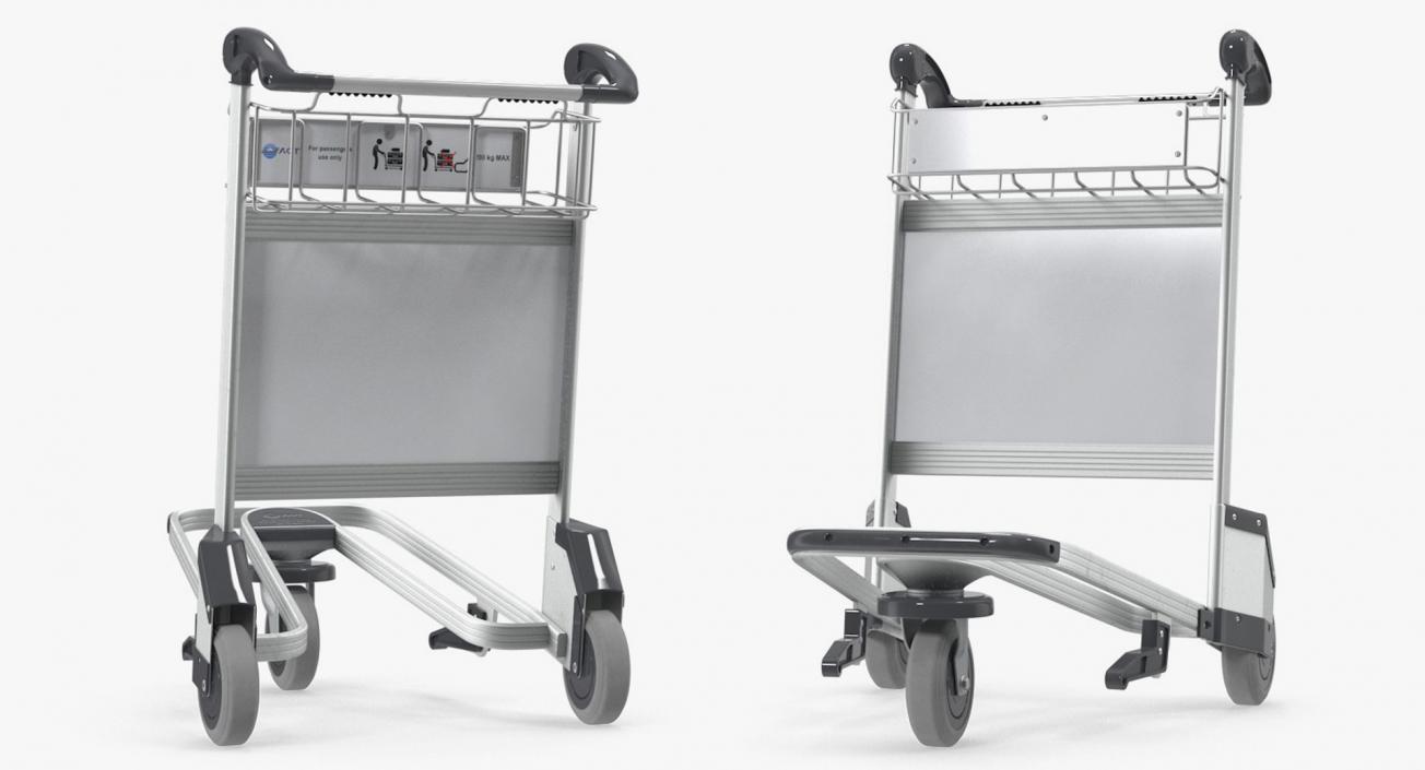 Airport Carts Collection 3D model