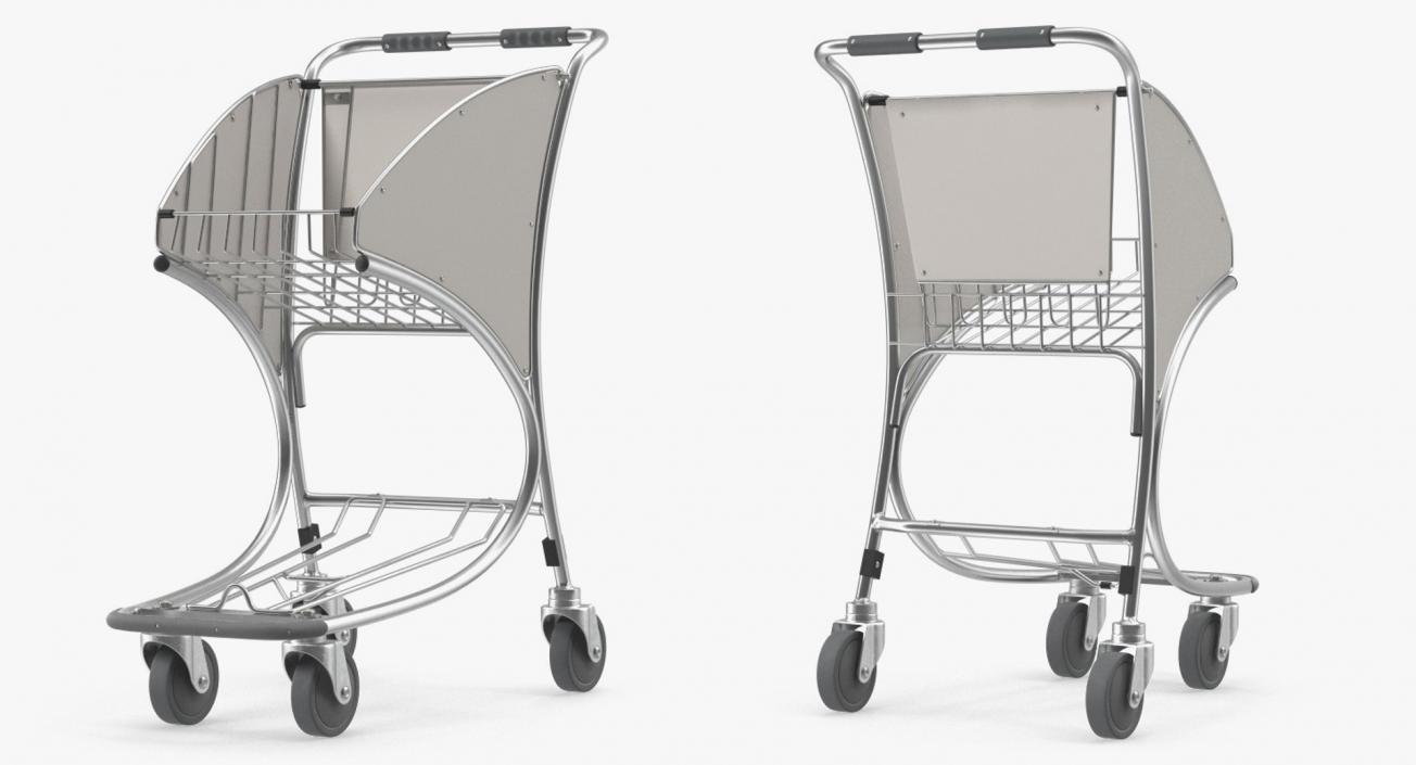 Airport Carts Collection 3D model