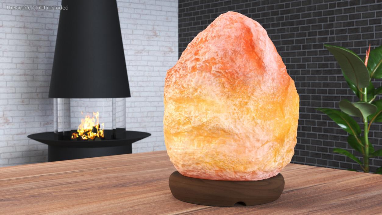 3D Switched-on Salt Lamp