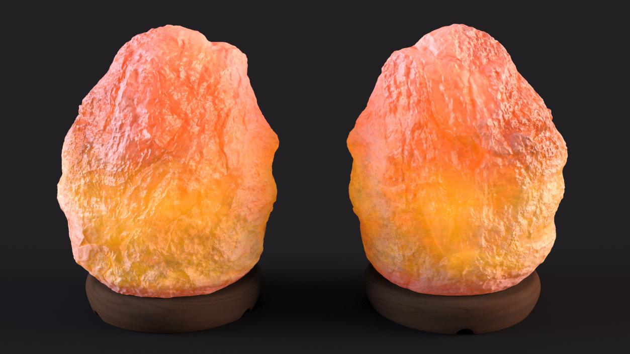 3D Switched-on Salt Lamp