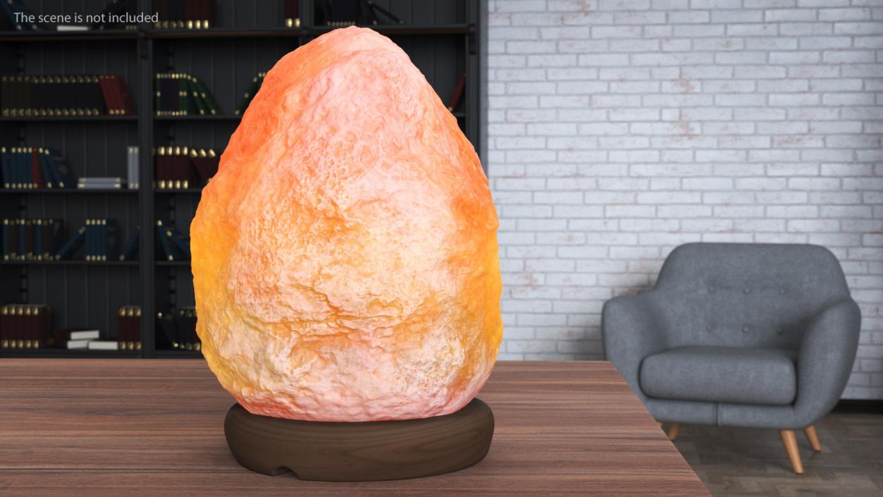 3D Switched-on Salt Lamp