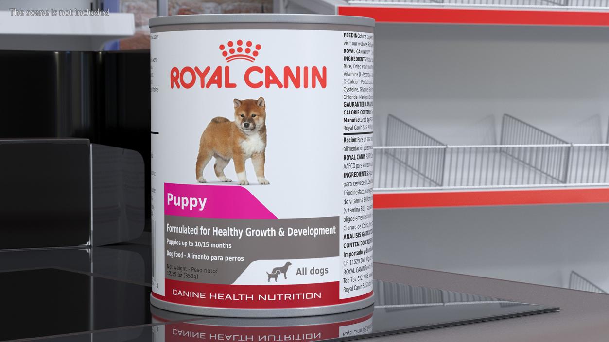 3D Royal Canin Puppy Food Can